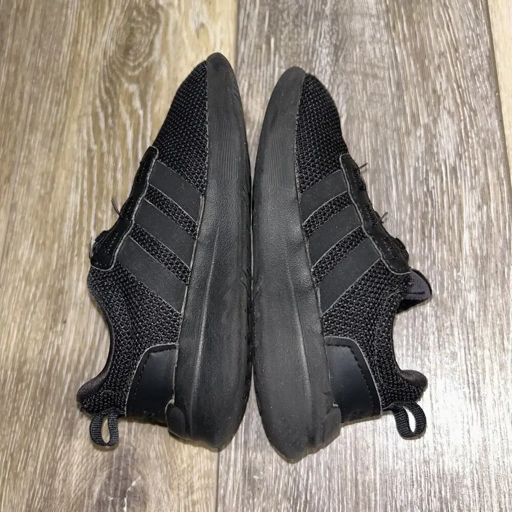 Adidas Racer Youth US Size 8.5K TR21 Triple Black Sneaker Shoes GZ9129